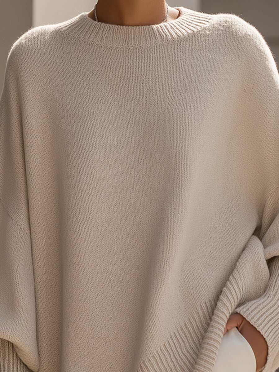 Evelyne – Sophisticated Wool Blend Jumper - 2