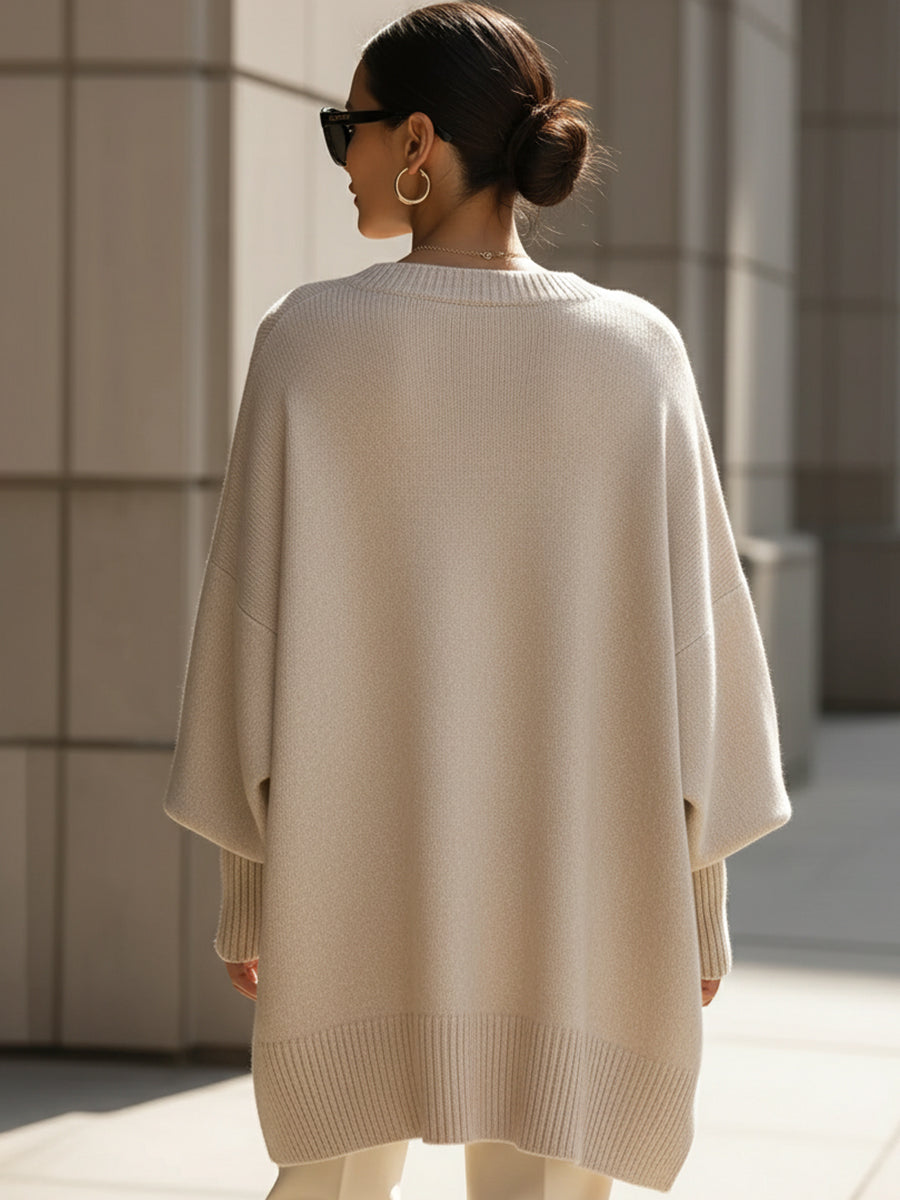 Evelyne – Sophisticated Wool Blend Jumper - 4