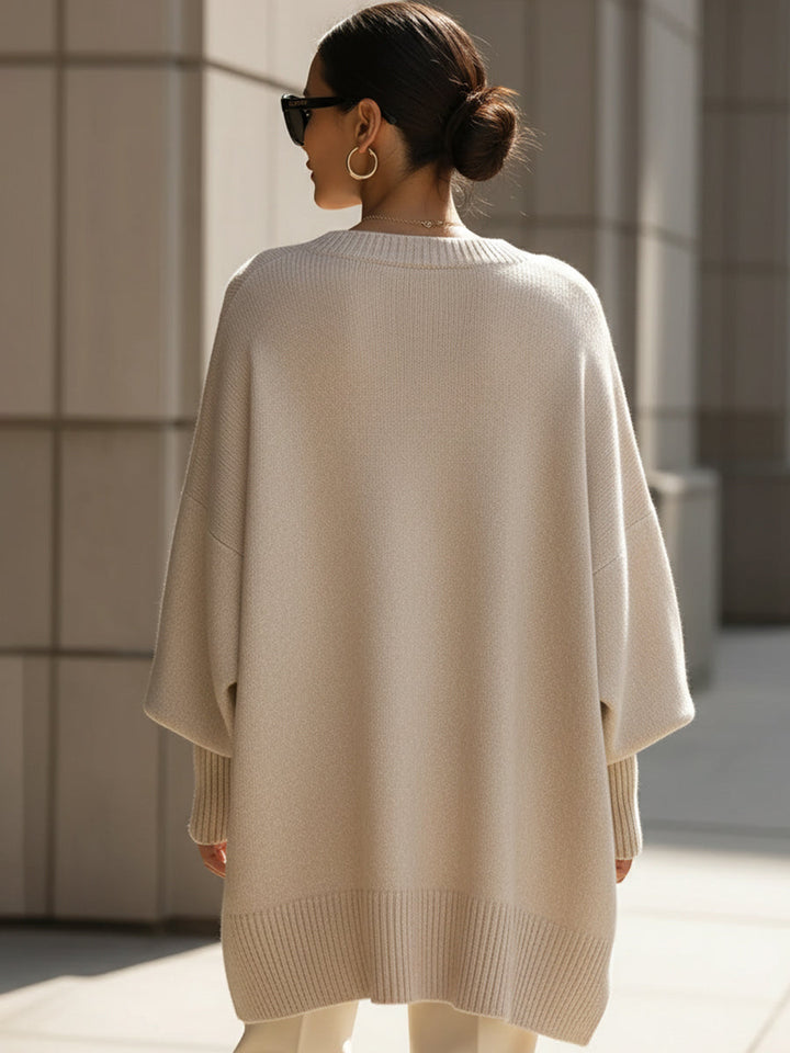 Evelyne – Sophisticated Wool Blend Jumper - 4