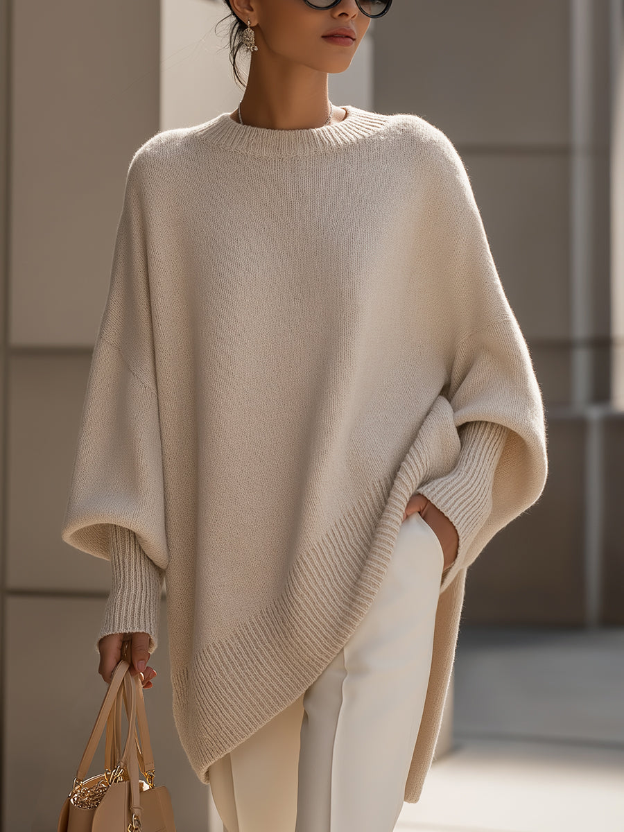 Evelyne – Sophisticated Wool Blend Jumper - 1