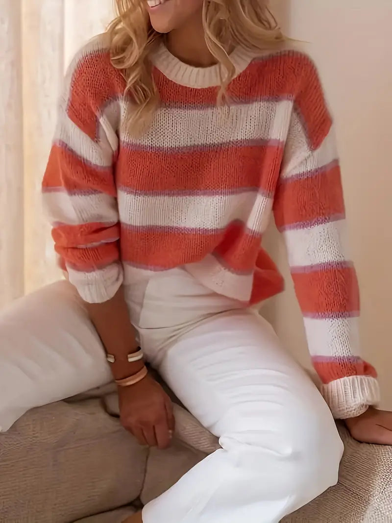 Julietta – Blush Stripe Jumper - 2