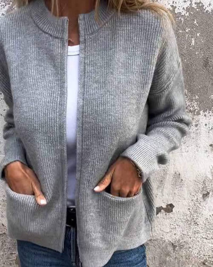 Era – Cotton Knitted Cardigan - 1