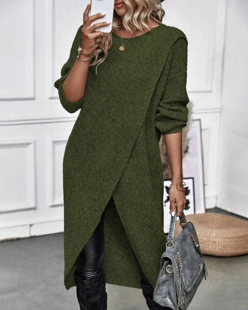 Rose – Classic Luxe Knit Dress - 2