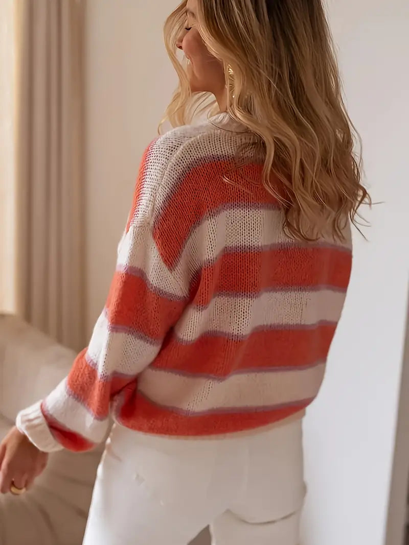 Julietta – Blush Stripe Jumper - 3