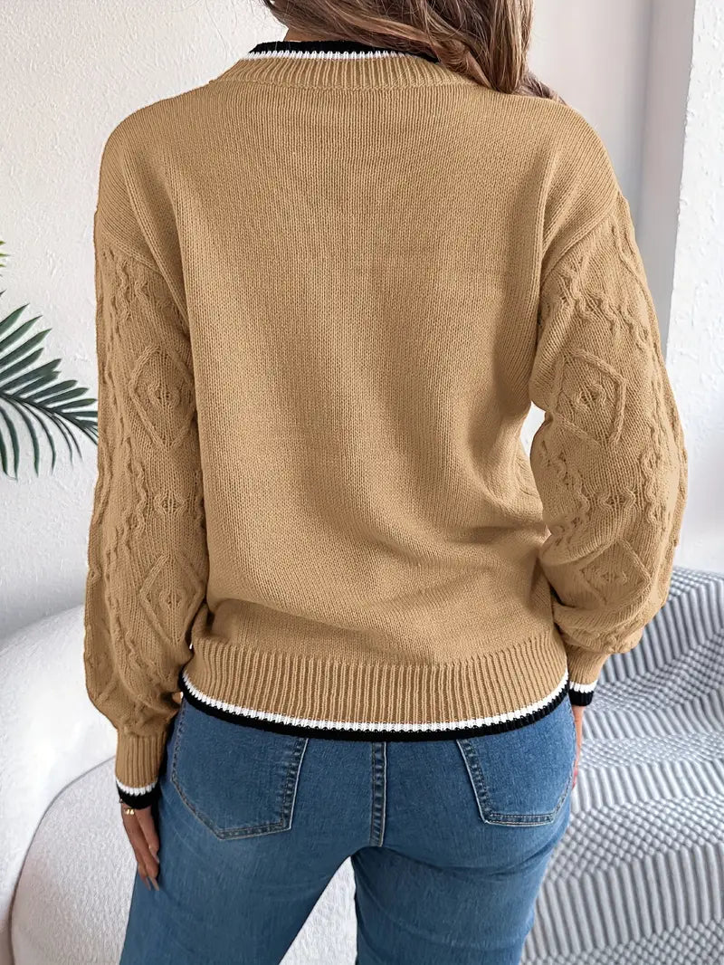 Verity – Elegant Striped Jumper - 15