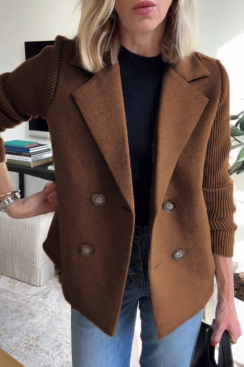 Olivia – Double-Breasted Knit Blazer - 11