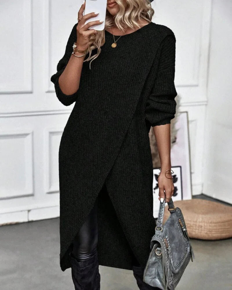 Rose – Classic Luxe Knit Dress - 3