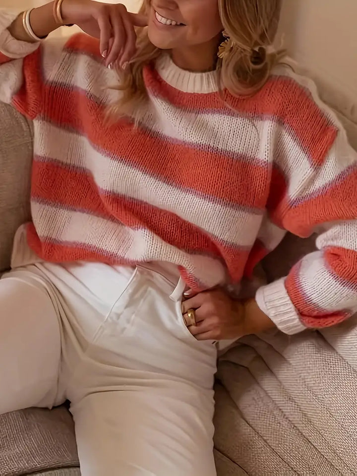 Julietta – Blush Stripe Jumper - 4