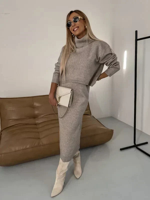 Rosie – Elegant Jumper Dress Co-Ord - 7