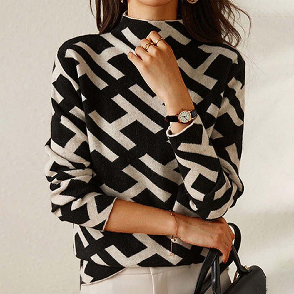 Jessy – Elegant Turtleneck Jumper - 1