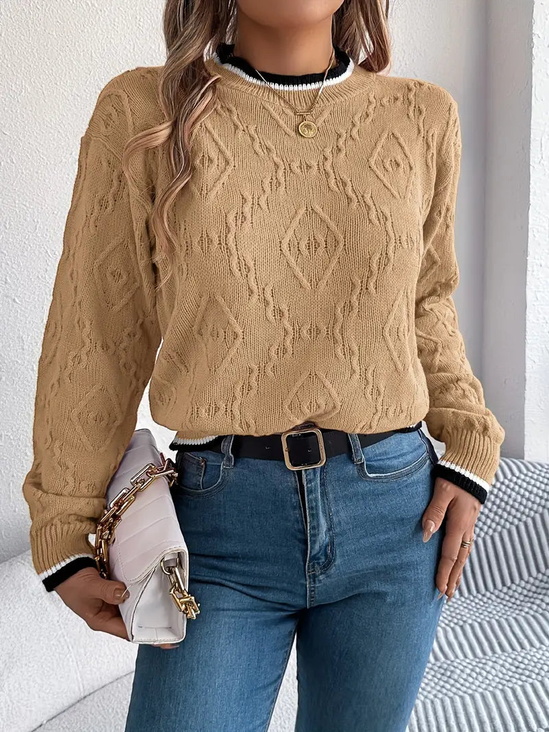 Verity – Elegant Striped Jumper - 17