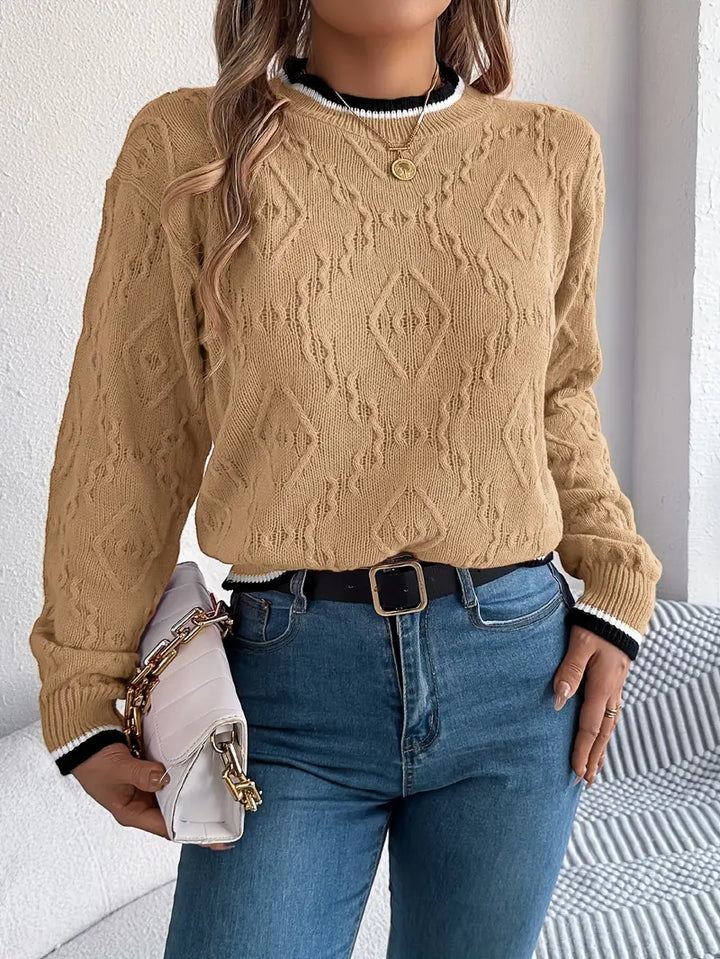 Verity – Elegant Striped Jumper - 17