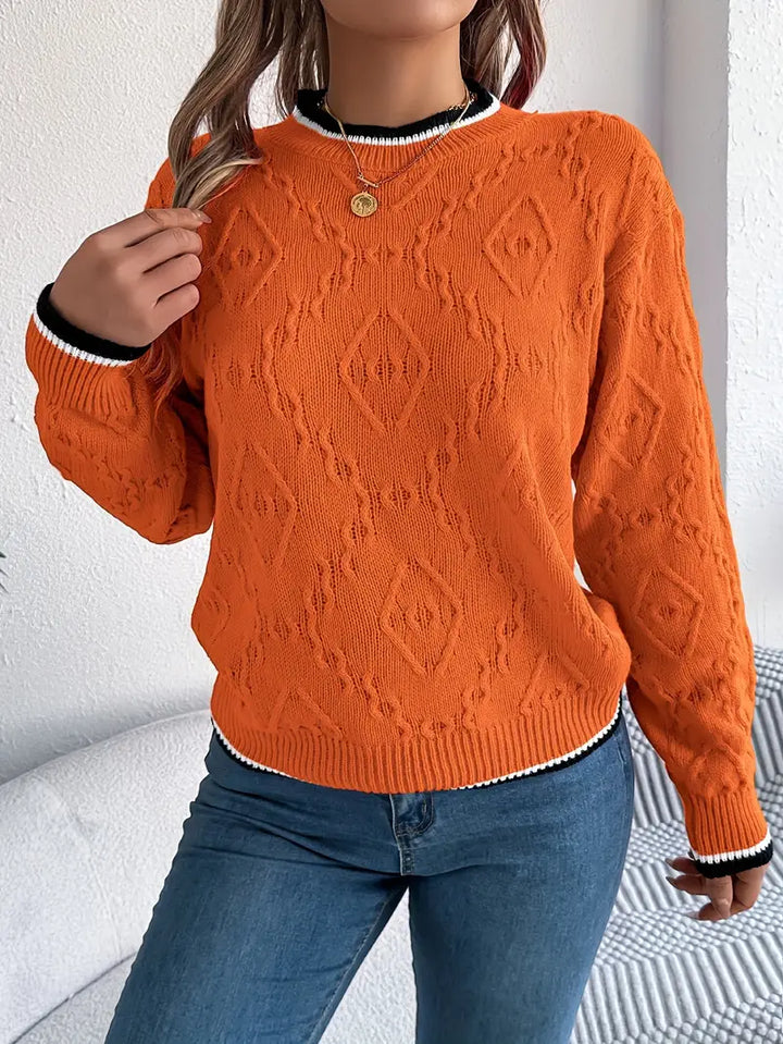 Verity – Elegant Striped Jumper - 10