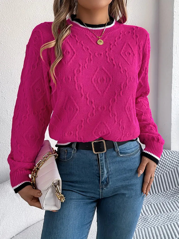 Verity – Elegant Striped Jumper - 8