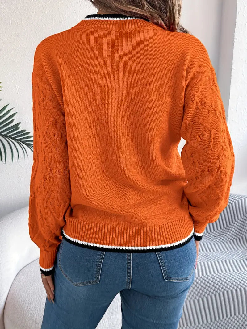Verity – Elegant Striped Jumper - 11