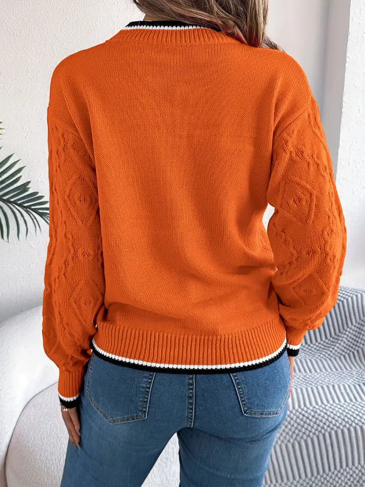 Verity – Elegant Striped Jumper - 11