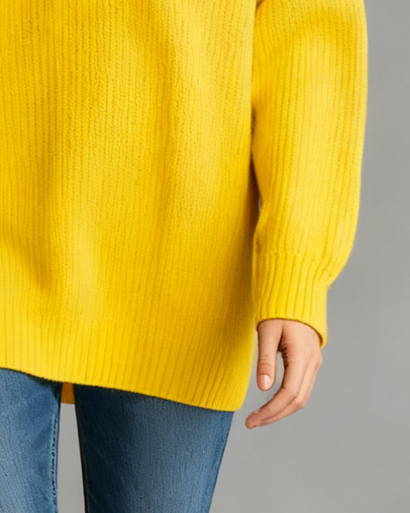 Jane – Elegant Three-Button Jumper with Collar - 3