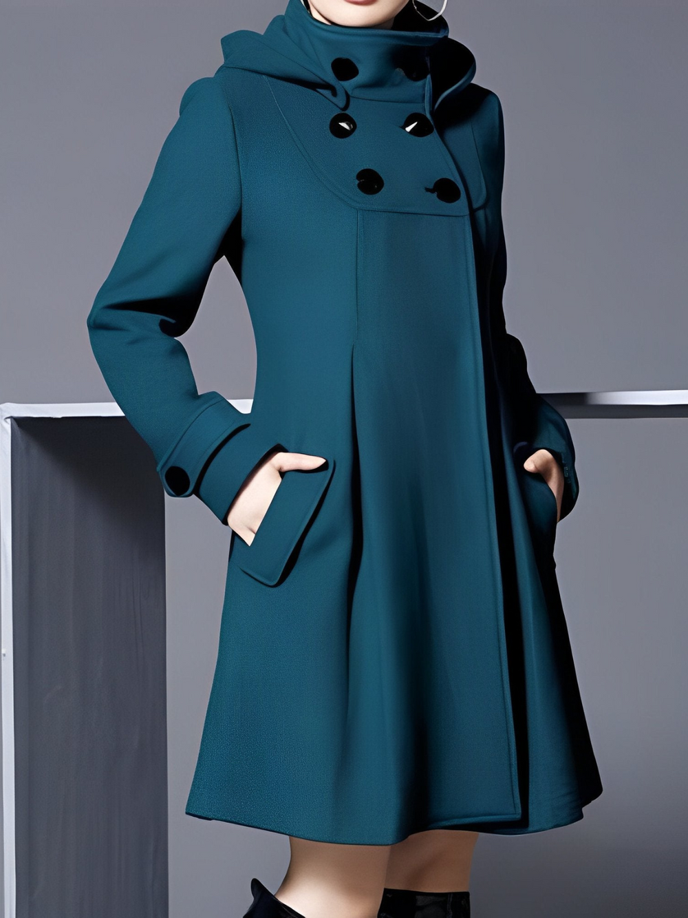Belgravia Funnel-Neck Coat - 2