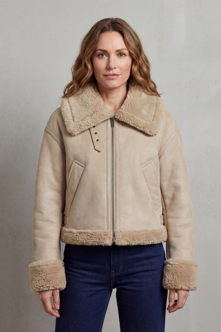 Iris – Reversible Fleece Aviator Jacket - 10