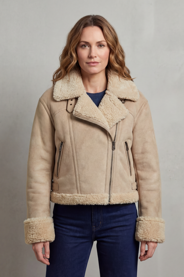 Iris – Reversible Fleece Aviator Jacket - 6