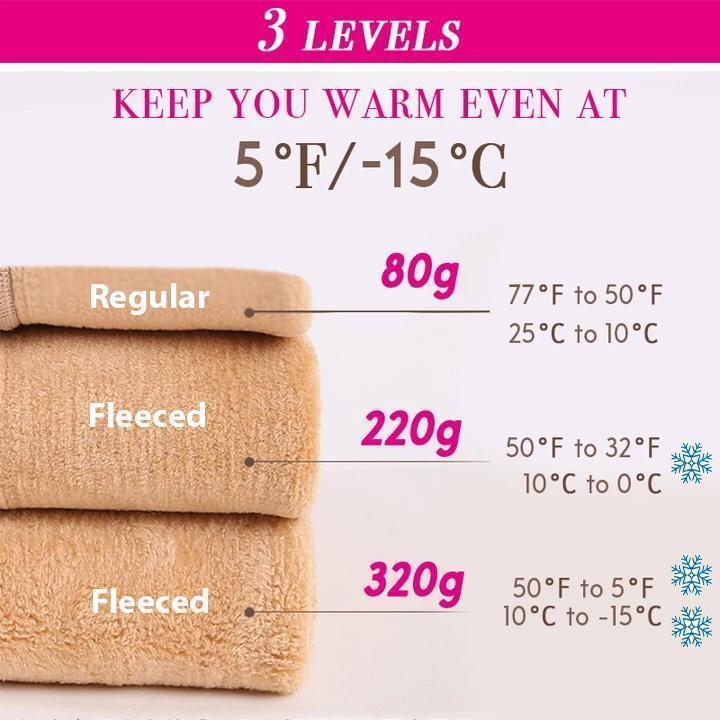 Flawless Legs – Translucent Fleece-Lined Tights