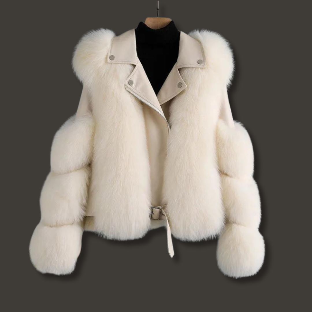 Bria Leather Fur Jacket – image 2