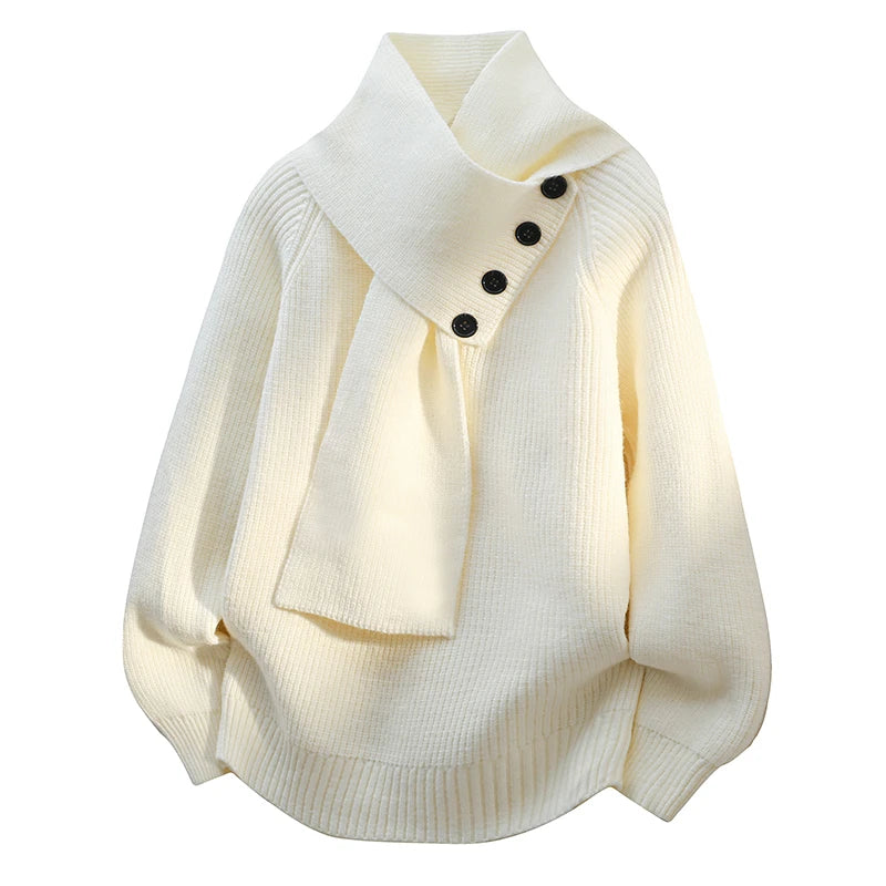 Arielle – Cosy Scarf-Neck Jumper – image 3