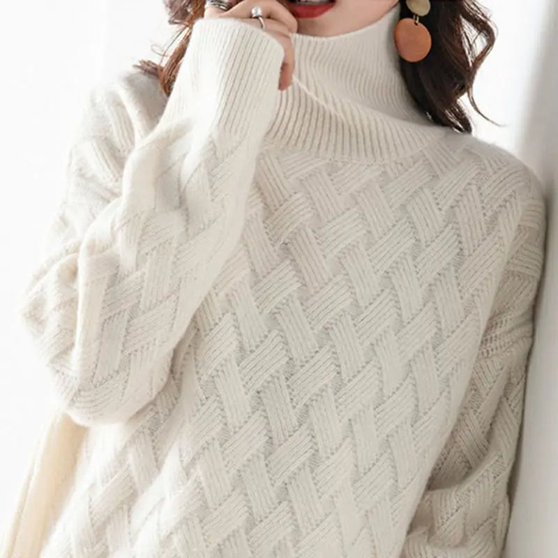 Cherry – Autumn Turtleneck Jumper - 2