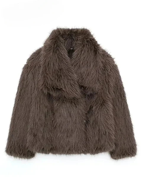 Aurora Luxe Faux Fur Coat - 14