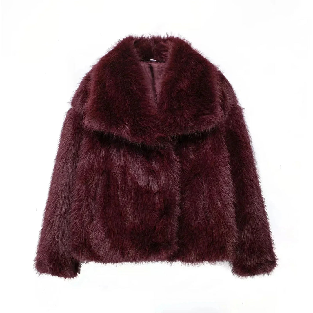 Aurora Luxe Faux Fur Coat - 12