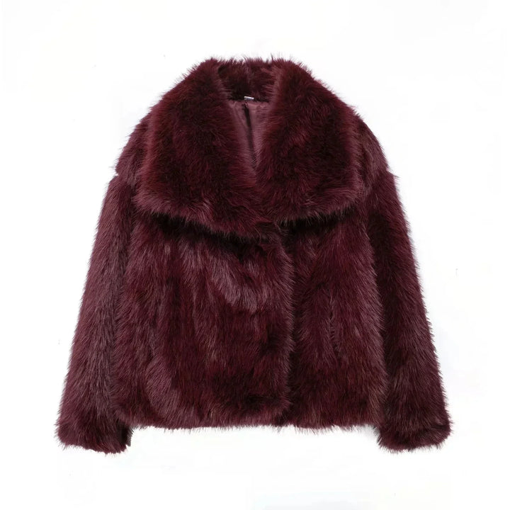 Aurora Luxe Faux Fur Coat - 12