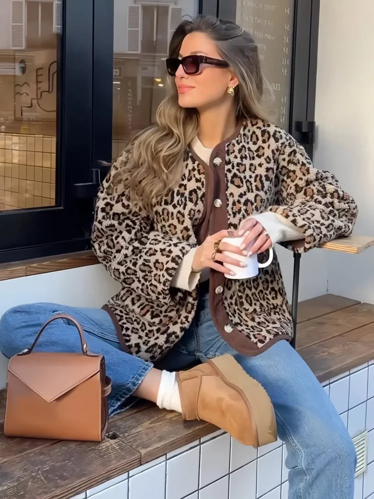 Miriam – Stylish Leopard Cardigan - 3