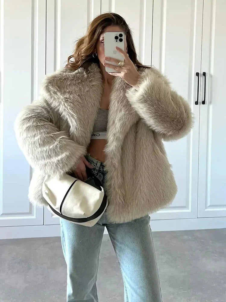 Aurora Luxe Faux Fur Coat - 6