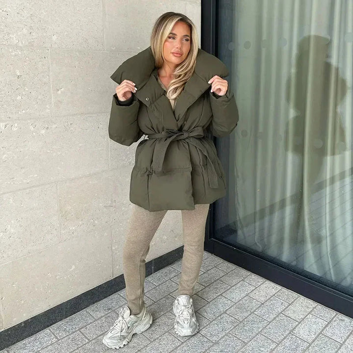 Julianna – Belted Luxe Puffer Jacket - 2