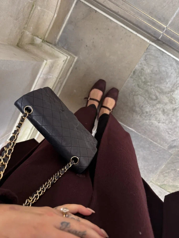 Bordeaux Wrap Coat - 6