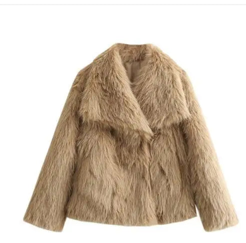 Aurora Luxe Faux Fur Coat - 13