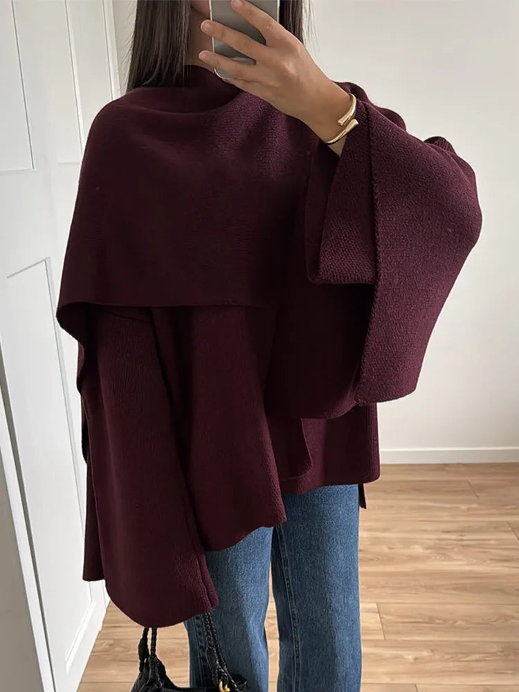 Bordeaux Wrap Coat - 8