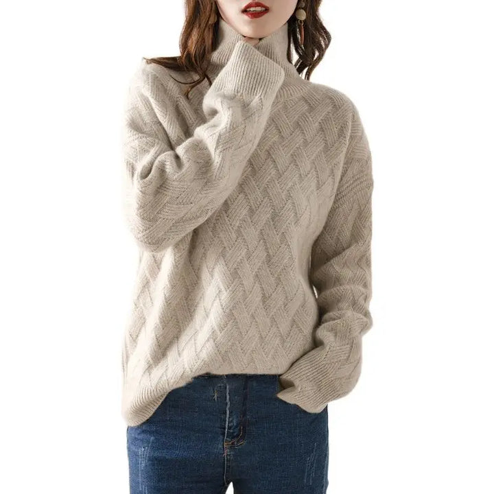 Cherry – Autumn Turtleneck Jumper - 5