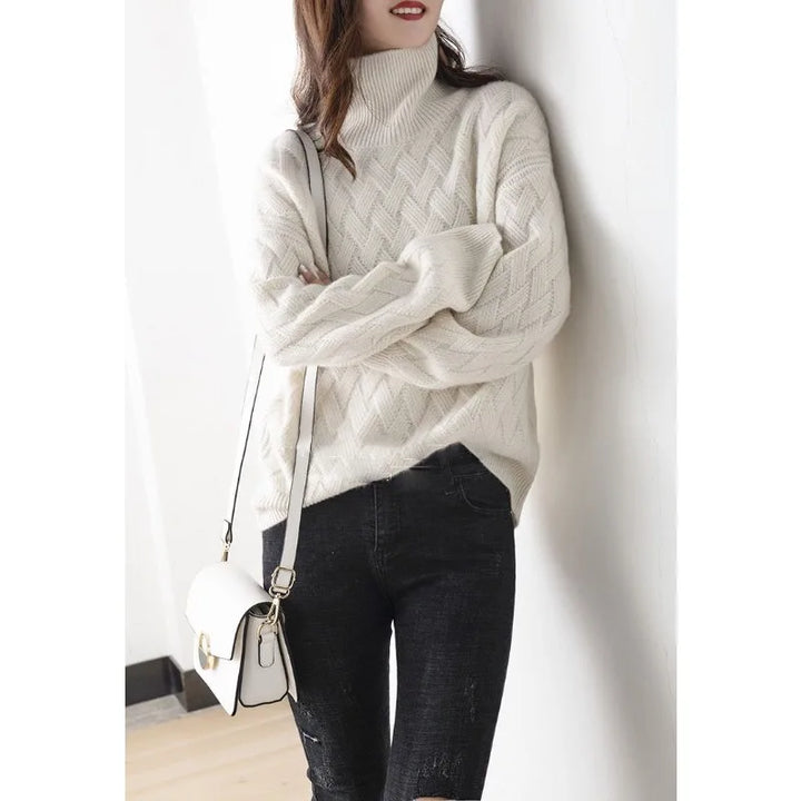 Cherry – Autumn Turtleneck Jumper - 6