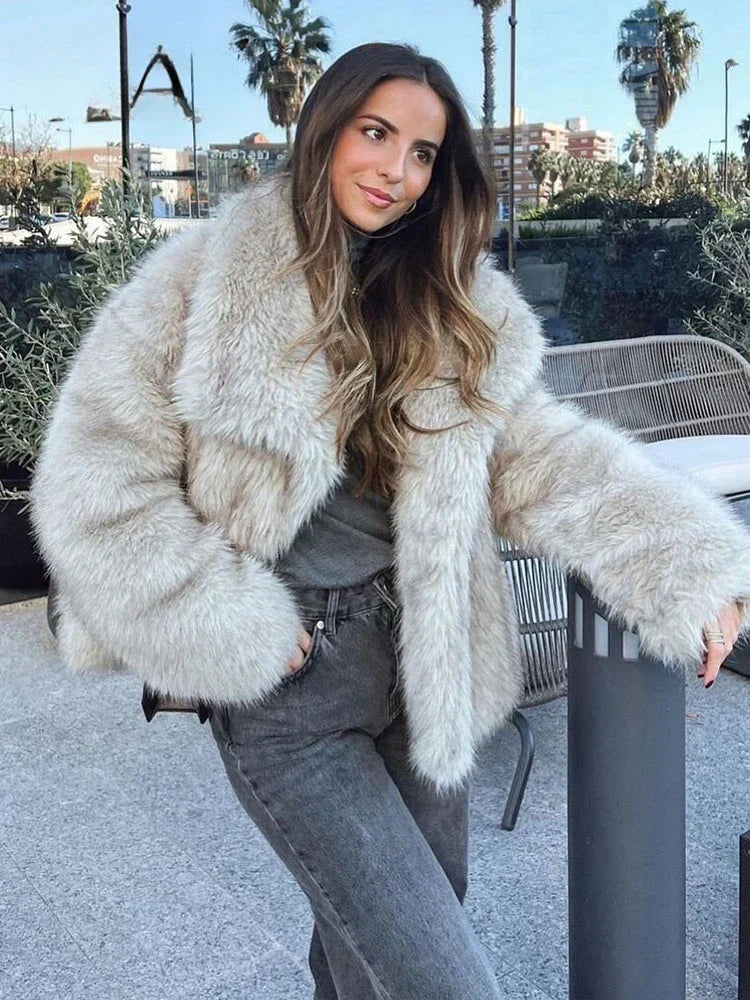Aurora Luxe Faux Fur Coat - 4