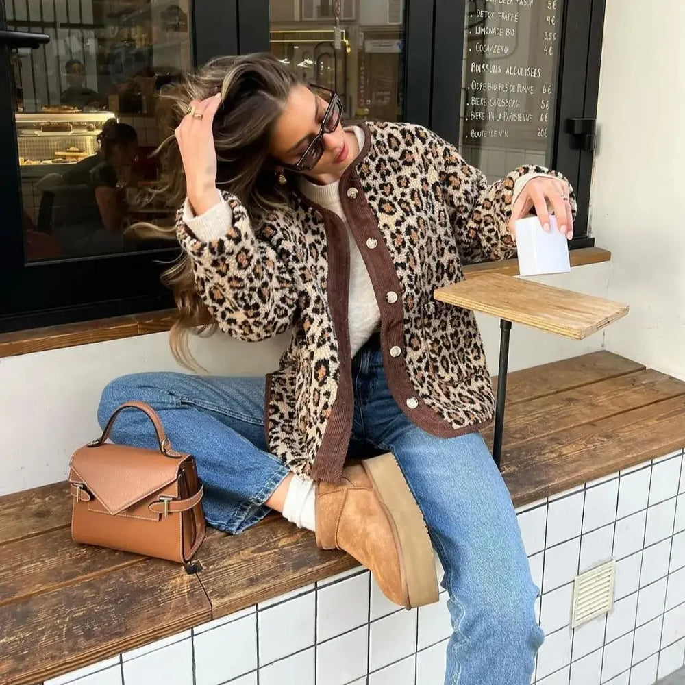 Miriam – Stylish Leopard Cardigan - 2