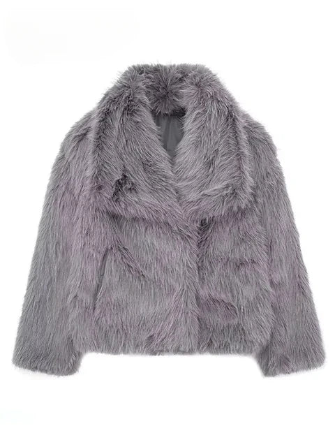 Aurora Luxe Faux Fur Coat - 8