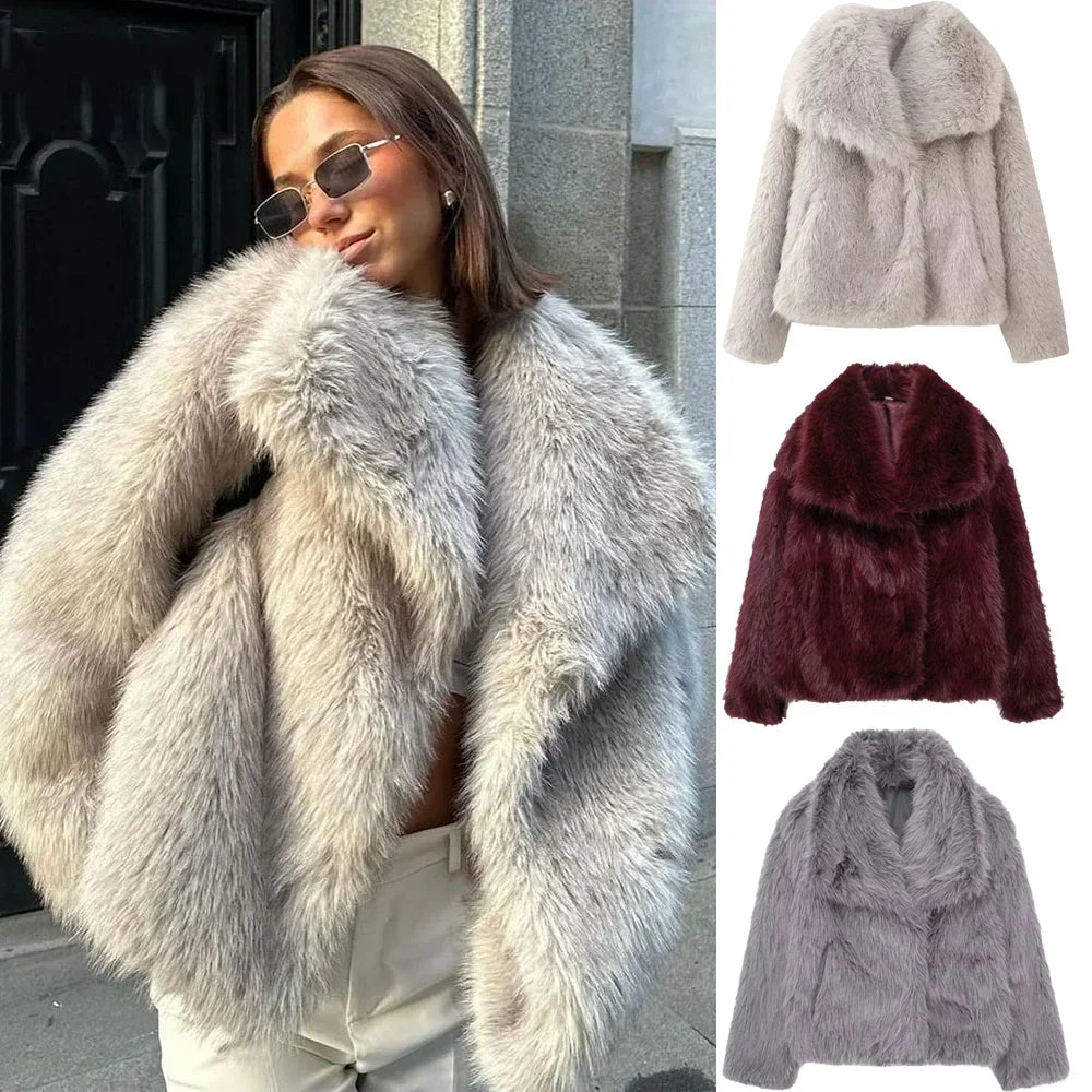 Aurora Luxe Faux Fur Coat - 2