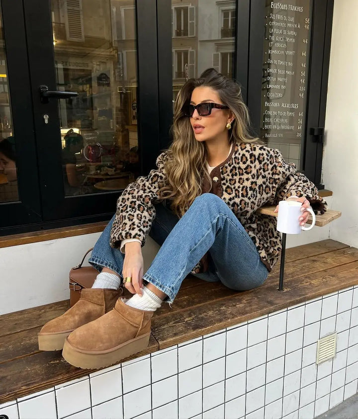 Miriam – Stylish Leopard Cardigan - 4