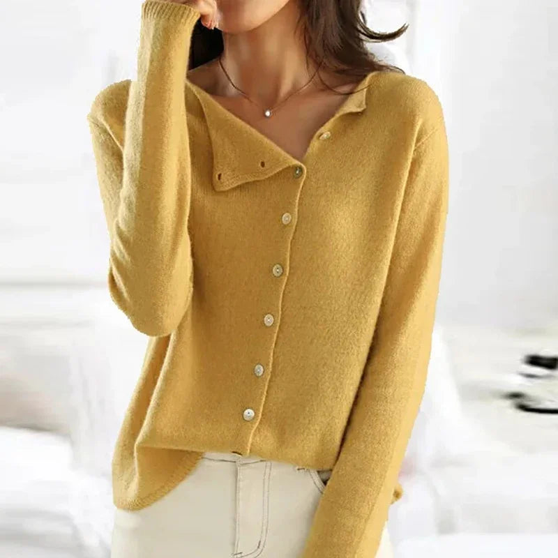 Kyra – Elegance Button Cardigan - 1