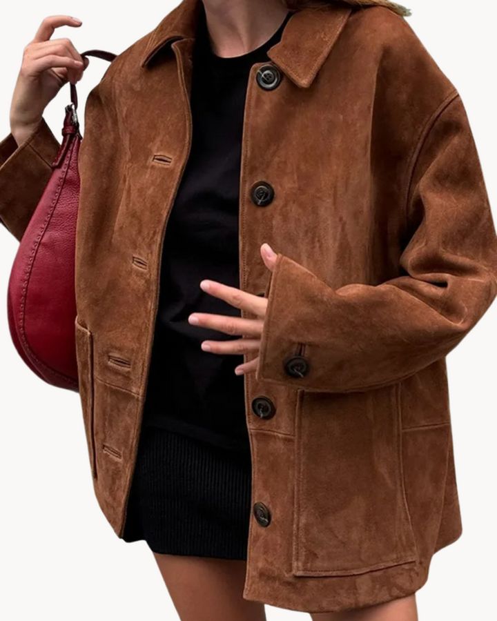 Paola Suede Blazer - 5
