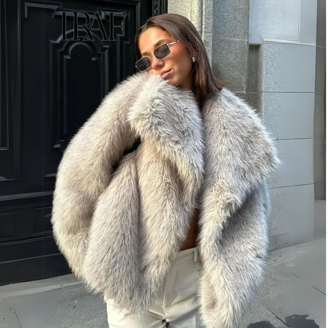 Aurora Luxe Faux Fur Coat - 1