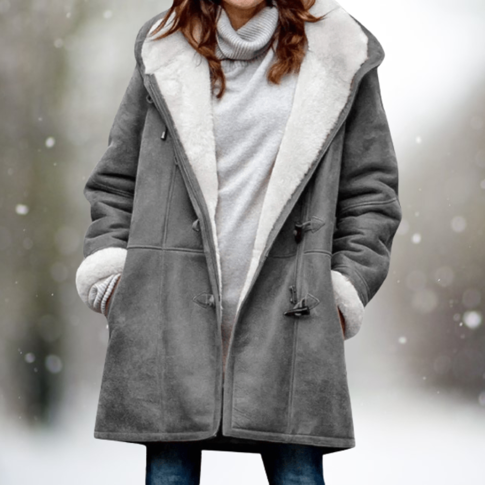 Lidia – Cosy Sherpa Winter Coat - 3