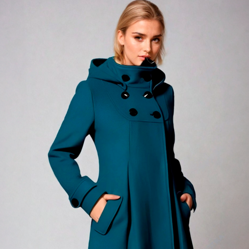 Belgravia Funnel-Neck Coat - 1