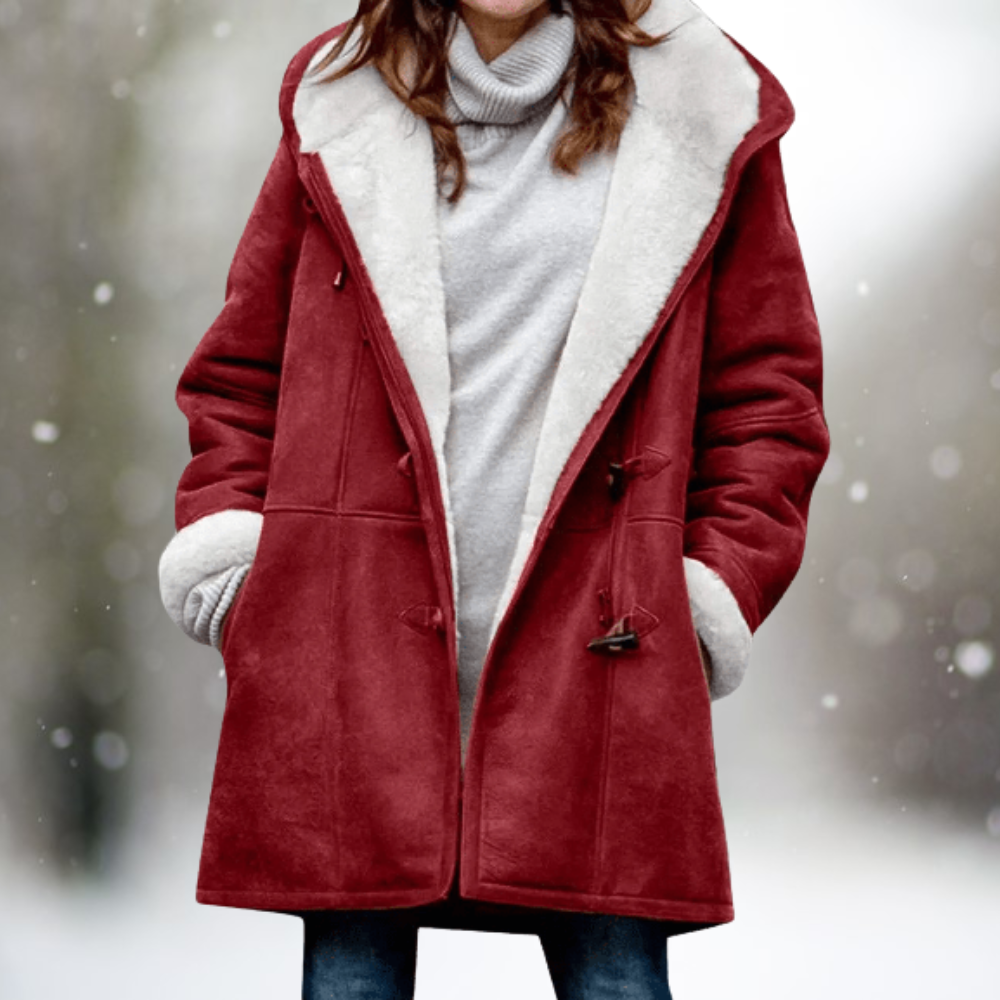 Lidia – Cosy Sherpa Winter Coat - 2